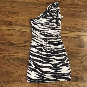 Vince Camuto navy & white dress